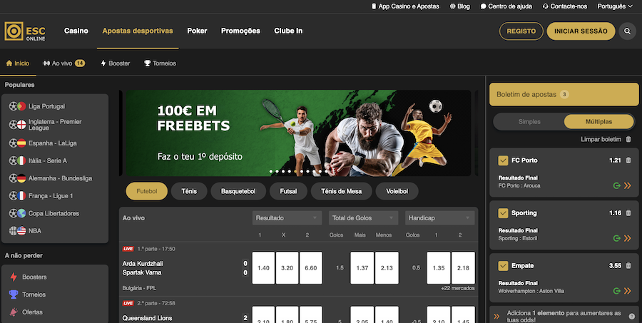 ESC Online Apostas Desportivas